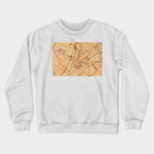 Antique Marble Pattern Texture Design Crewneck Sweatshirt